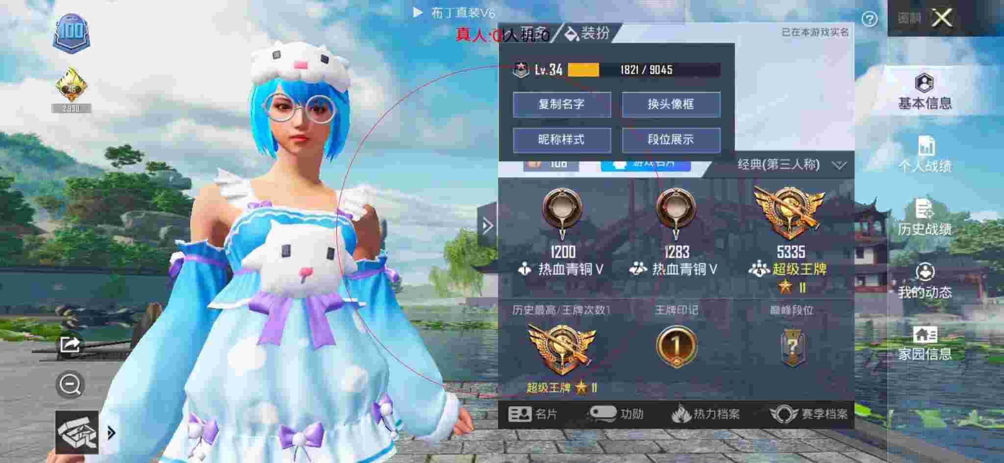 和平精英布丁直装透视 - 和平辅助卡通图案 手绘图片辅助预览图